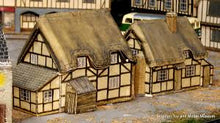 D1 BILTEEZI N Gauge (2mm) Thatched cottages - card biolding kit