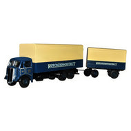 DA-48 B-T MODELS AEC Mamoth van and draw bar van trailer "Ripponden and District" 1949 - 1959