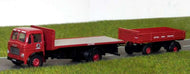 DA-99 B-T MODELS Leyland Beaver Flatbed and Trailer "British Road Services"