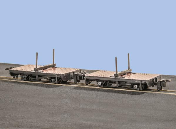 DM26 PARKSIDE 2 Hudson single bolster wagons with 