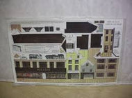 G1 BILTEEZI N Gauge (2mm) Shops in low relief - card building kit