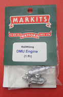 MADMUeng MARKITS DMU Engine  White Metal - 1 pair