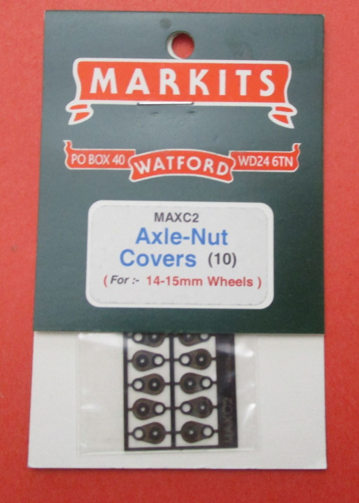 MAXC2 MARKITS Axle Nut Covers  for 14mm and 15mm wheels - pack of 10