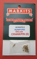 MCRNKPDL6 MARKITS Romford Crankpins deluxe - Pack of 6