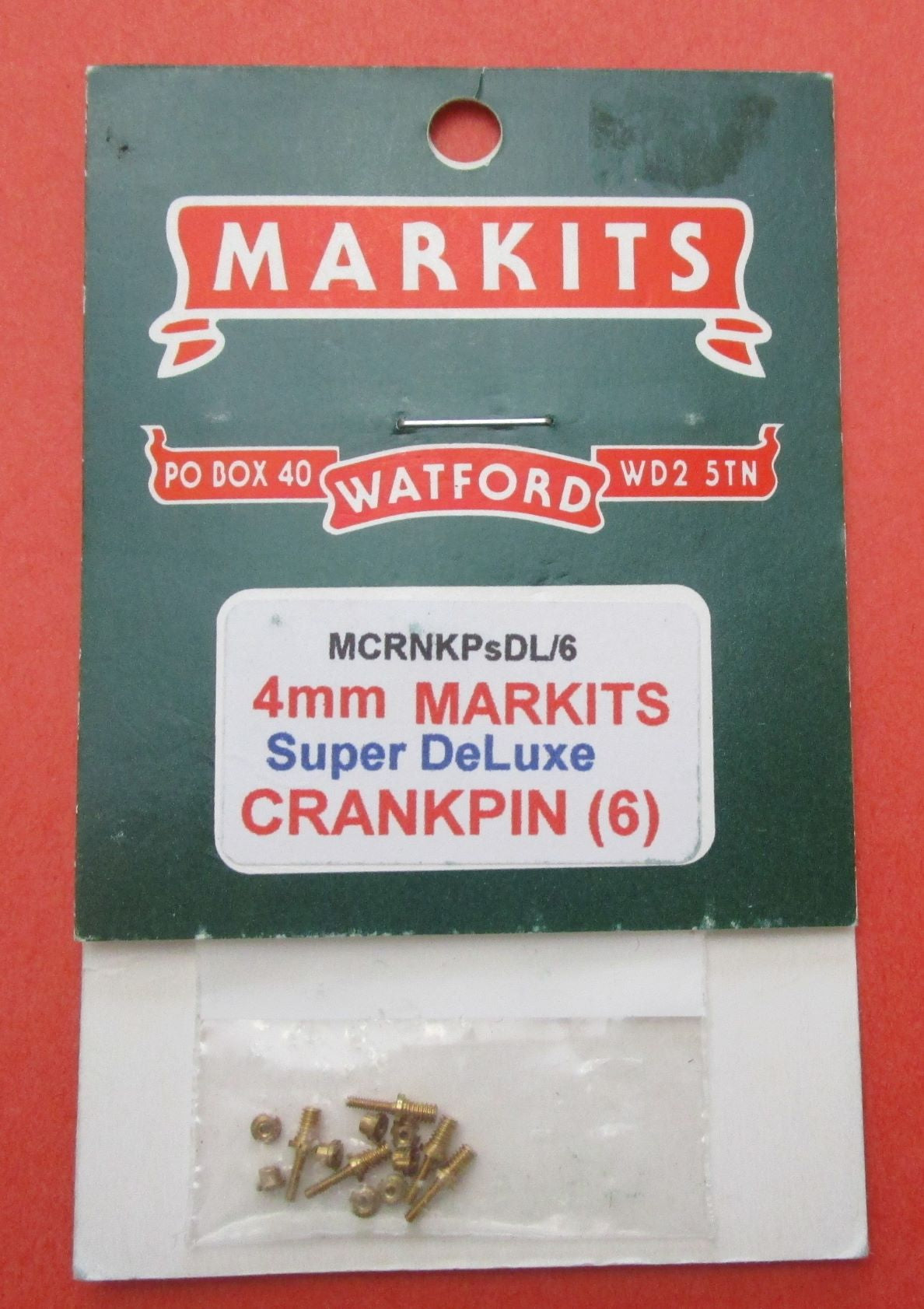 MCRNKPsDL6 MARKITS Crankpins super deluxe - Pack of 6