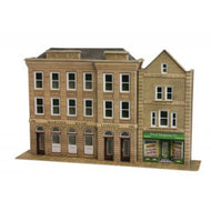 PO271  METCALFE Low Relief Bank & Shop - OO scale