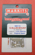 MM110 MARKITS Motor mount for H1024 includes bearings. Original Gears 10mm Mounting Holes, 1/8in Axle
