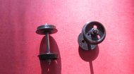 MRJ12/3HD MARKITS 12mm 3 Hole Disc Wheels 26mm PP Axles Blackened - 2 sets of axles