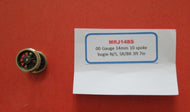 MRJ14BS MARKITS 14mm 10 spoke bogie wheels flush axles, 00 gauge
