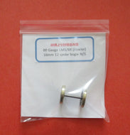 MRJ16BSNS MARKITS 16mm 12 spoke LMS/BR (Fowler) bogie wheels flush axles 00 gauge