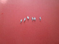 N27 FLEETLINE Passengers in various poses ascending stairs (N Gauge) - unpainted