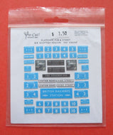 PCMS006 PRE-CUT Platform, Pub & street BR Scottish Region signs 00 Gauge