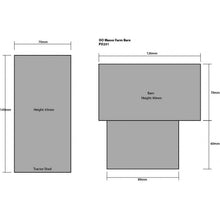 PO251 METCALFE Manor Farm Barn - OO scale