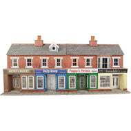 PO272 METCALFE Low Relief Shop Fronts Red Brick - OO scale