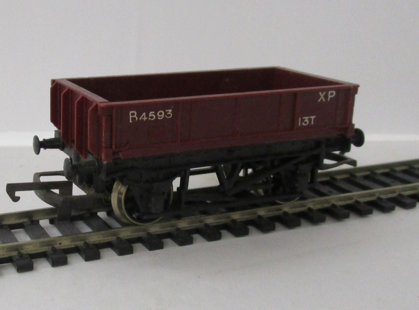 R113 HORNBY BR goods wagon with drop sides B4593