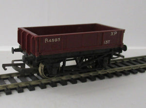 R113 HORNBY BR goods wagon with drop sides B4593