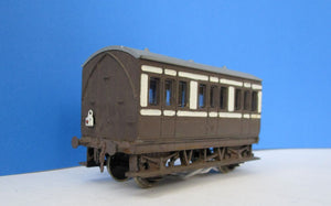 R1151-P02 HORNBY Caledonian Blue coach - Repainted in Chocolate and Cream- BOXED