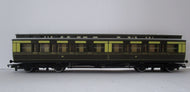 R122 HORNBY Clerestory Composite 1602 in GWR Chocolate & Cream - UNBOXED