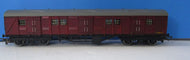 R178-P02 HORNBY Bogie Luggage Van BR Maroon S15873S - UNBOXED