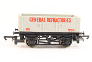 R210 HORNBY "General Refractories" 5 Plank Wagon 85 - BOXED