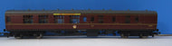 R2306-P02 HORNBY BR Mk1 Brake Corridor second Maroon "M35099" split from a Caledonian train Pack - BOXED