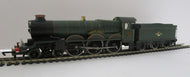 R2736 HORNBY Castle class 4-6-0 7013 "Bristol Castle" & Collett tender in BR late green - BOXED