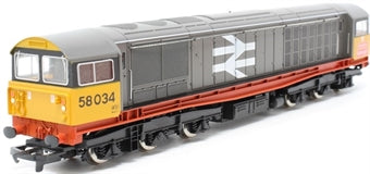 R283 HORNBY  Class 58 58034 'Bassetlaw' in Railfreight Red Stripe Livery