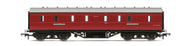 R4844 HORNBY Stanier 50' Period III Full Brake M31137 BR Maroon