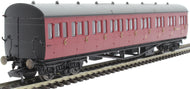 R4879A HORNBY  Collett 57' 'Bow ended' non-corridor composite (Right-hand) in BR crimson - W6242W