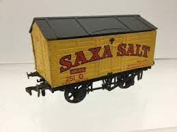 R58SX PECO 10 Ton Salt Wagon "SAXA SALT" Simplex Couplings - UNMADE KIT