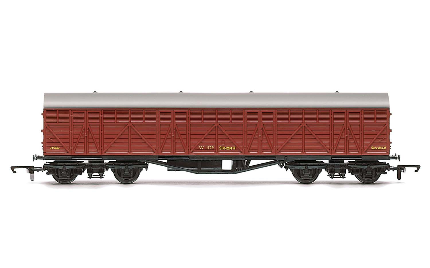 R6981 HORNBY ex-GWR Siphon H W1429 in BR crimson (freight livery)