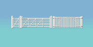 RAT-420 RATIO GWR Station Fencing includes ramps and gates - OO Gauge           