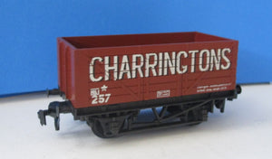 T1667 TRIX 12 Ton 7 Plank Wagon  "CHARRINGTONS" - BOXED
