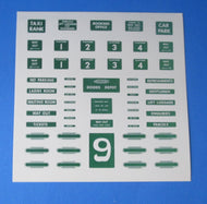 TSOO9S TINY SIGNS Station Signs Southern Region - 2 sheets