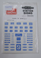 TSN9Sc TINY SIGNS Station Signs Scottish Region