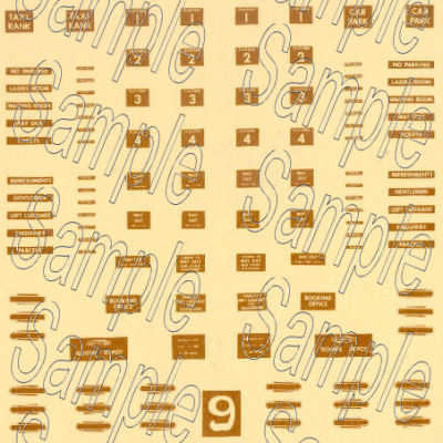 TSN9W TINY SIGNS Station Signs Western Region - N Gauge