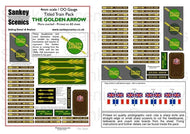 TT4-GOLD SANKEY SCENICS  Titled train pack "The Golden Arrow"