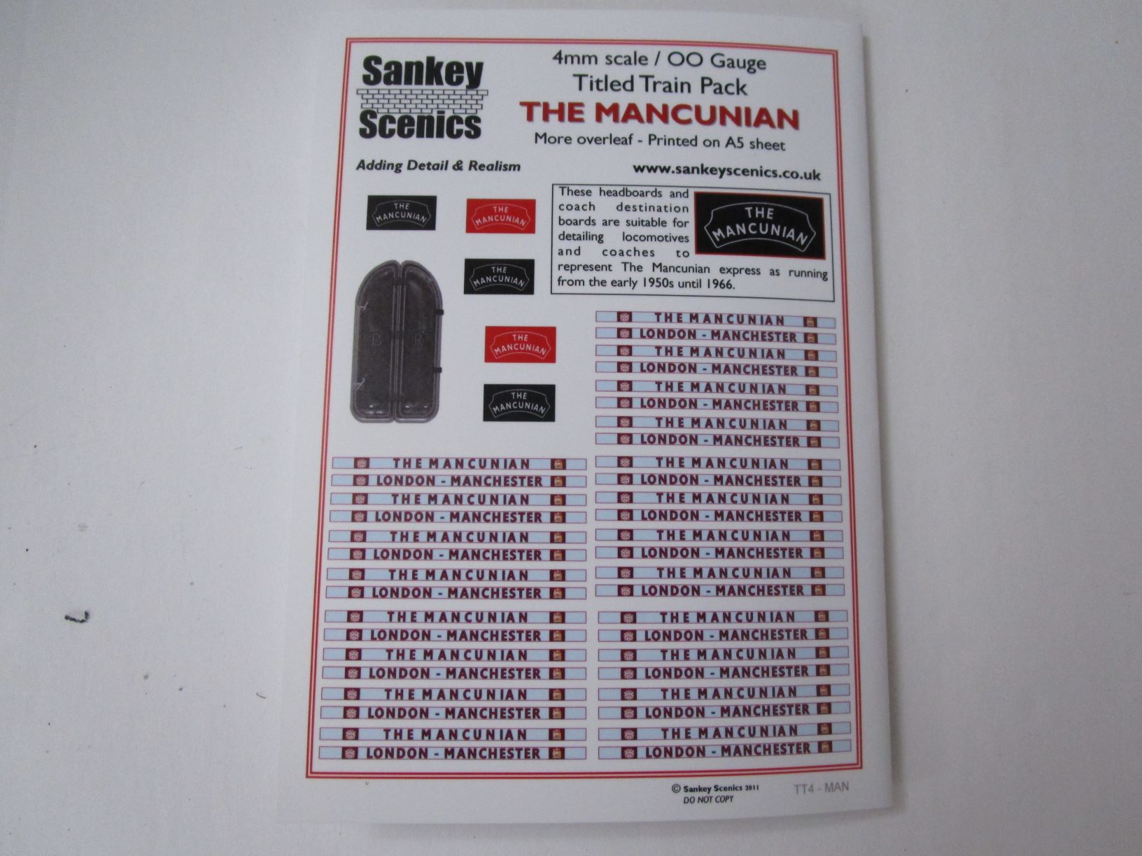 TT4-MAN SANKEY SCENICS  Title Train Pack 