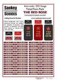 TT4-REDR SANKEY SCENICS   Title Train Pack "The Red Rose"
