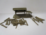 UB122 Ready built:  Timber storage shed with timber - pre-owned