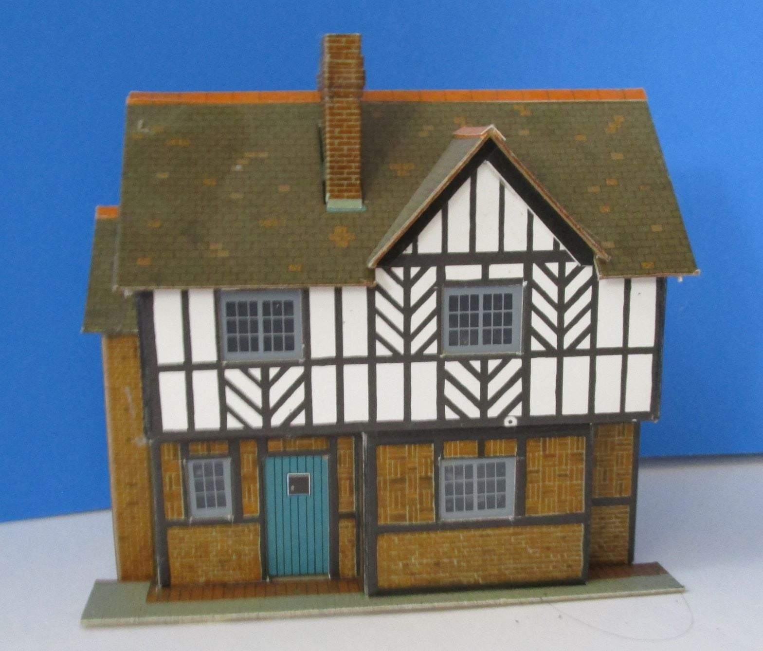 UB229 Brick and timber framed house  - built from a Superquick kit